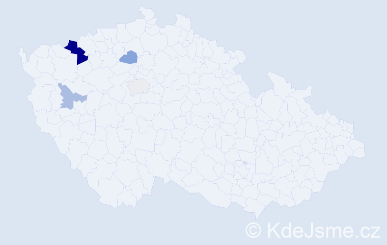 Příjmení: 'Babčaník', počet výskytů 9 v celé ČR