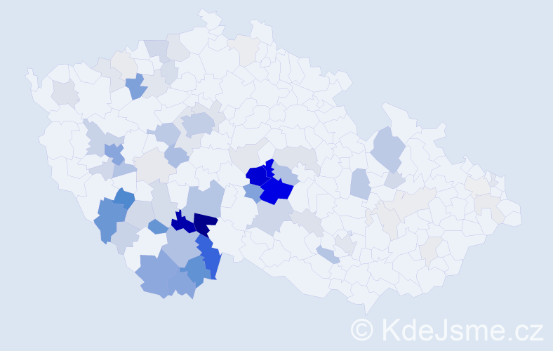 Příjmení: 'Panská', počet výskytů 255 v celé ČR