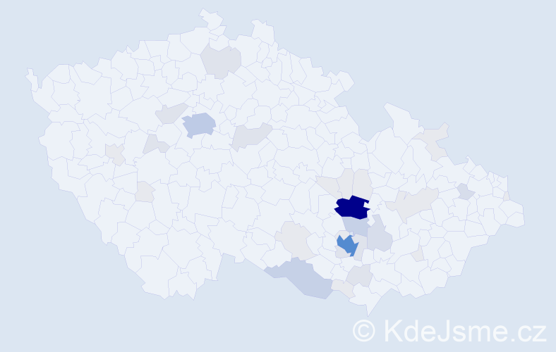Příjmení: 'Tenorová', počet výskytů 132 v celé ČR