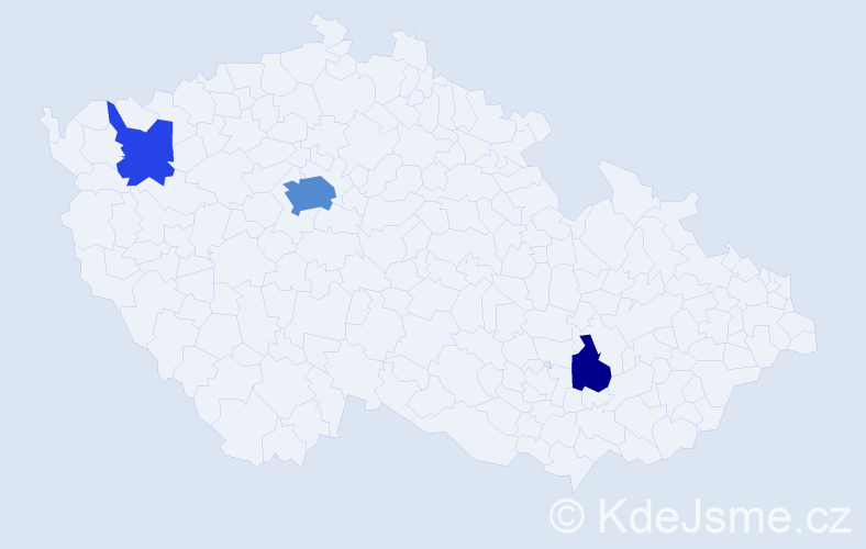 Příjmení: 'Krupnov', počet výskytů 8 v celé ČR