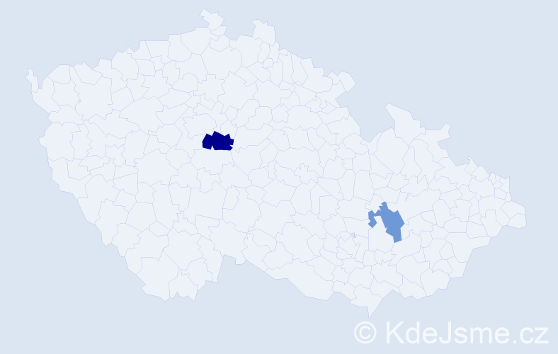 Příjmení: 'Wintner', počet výskytů 3 v celé ČR