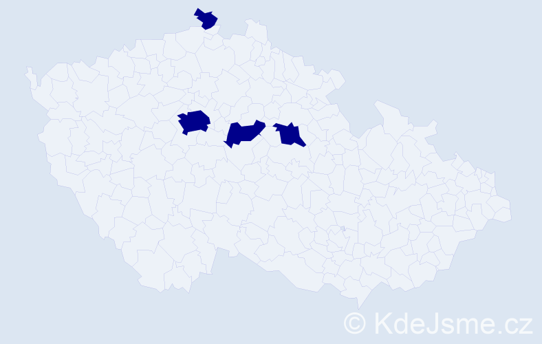 Příjmení: 'Briatka', počet výskytů 4 v celé ČR