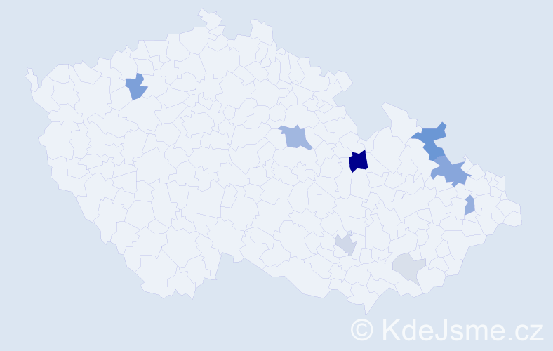 Příjmení: 'Launer', počet výskytů 28 v celé ČR