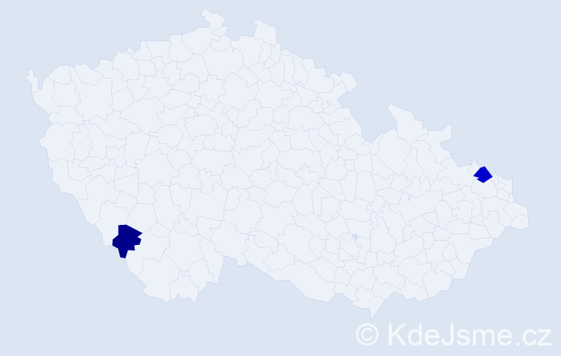 Příjmení: 'Schvarzbacherová', počet výskytů 3 v celé ČR