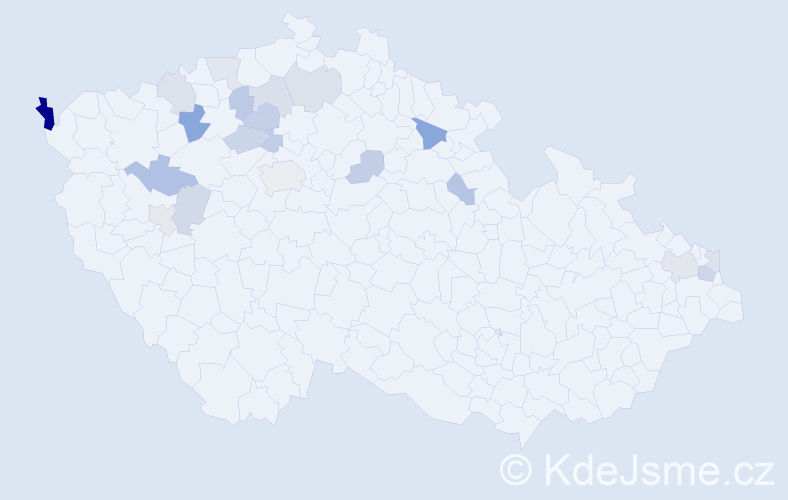 Příjmení: 'Červeňanský', počet výskytů 31 v celé ČR