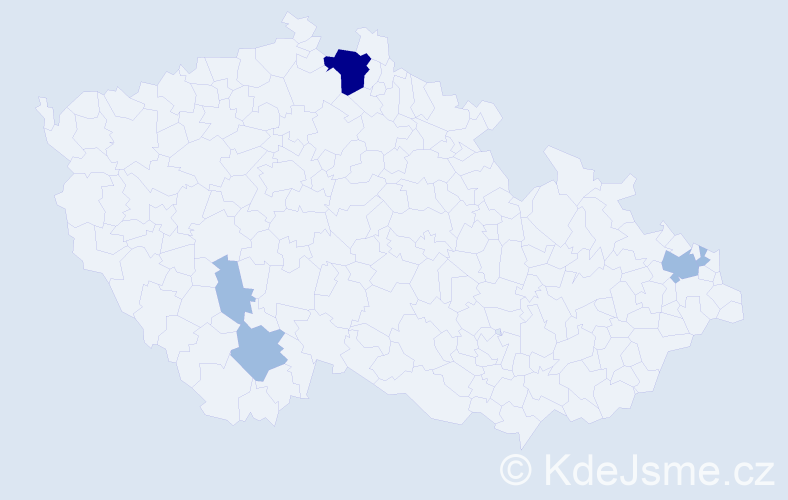 Příjmení: 'Zavadzan', počet výskytů 8 v celé ČR