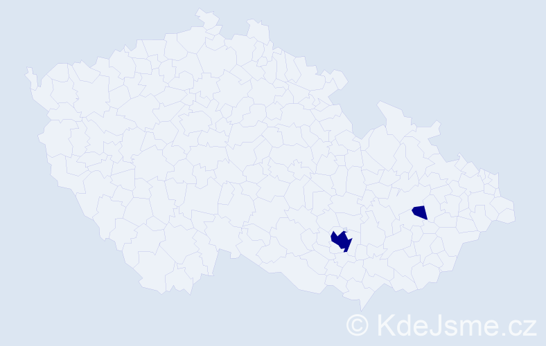 Příjmení: 'Fundaro', počet výskytů 2 v celé ČR