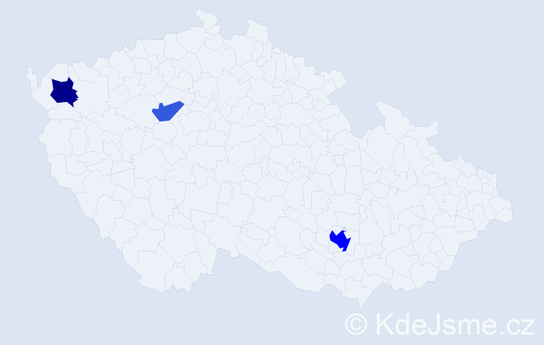 Příjmení: 'Siničák', počet výskytů 12 v celé ČR