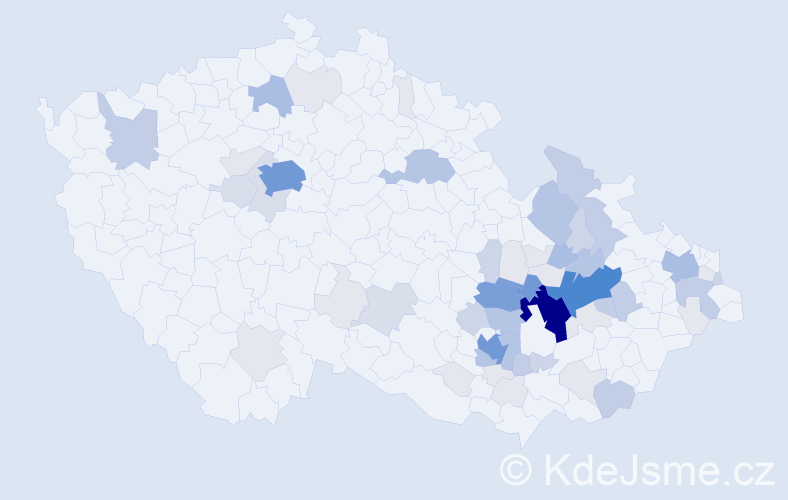 Příjmení: 'Trunda', počet výskytů 228 v celé ČR