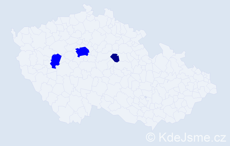 Příjmení: 'Capaliniová', počet výskytů 4 v celé ČR