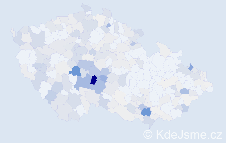 Příjmení: 'Papežová', počet výskytů 972 v celé ČR