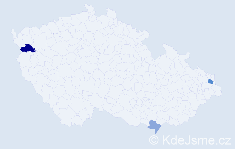 Příjmení: 'Krönesová', počet výskytů 6 v celé ČR