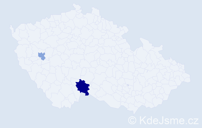 Příjmení: 'Garhofer', počet výskytů 8 v celé ČR