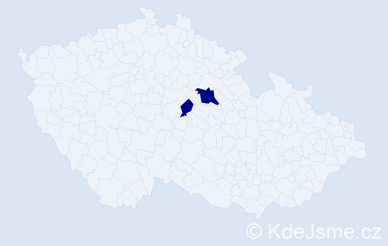 Příjmení: 'Soljáková', počet výskytů 2 v celé ČR