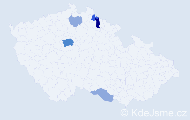 Příjmení: 'Biemann', počet výskytů 12 v celé ČR