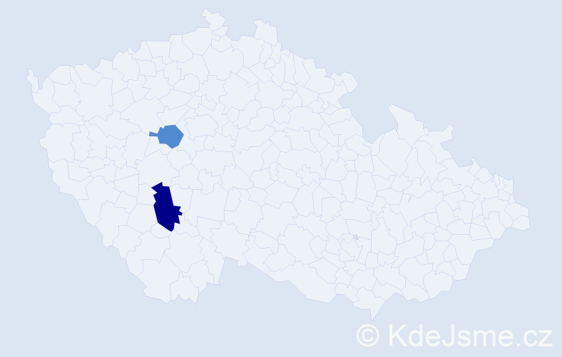 Příjmení: 'Eisel', počet výskytů 3 v celé ČR
