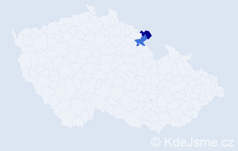 Příjmení: 'Böhmertová', počet výskytů 3 v celé ČR