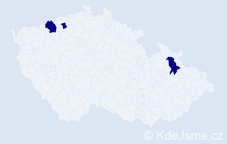 Příjmení: 'Kočnárová', počet výskytů 3 v celé ČR