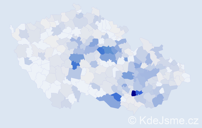 Příjmení: 'Kohoutek', počet výskytů 1468 v celé ČR