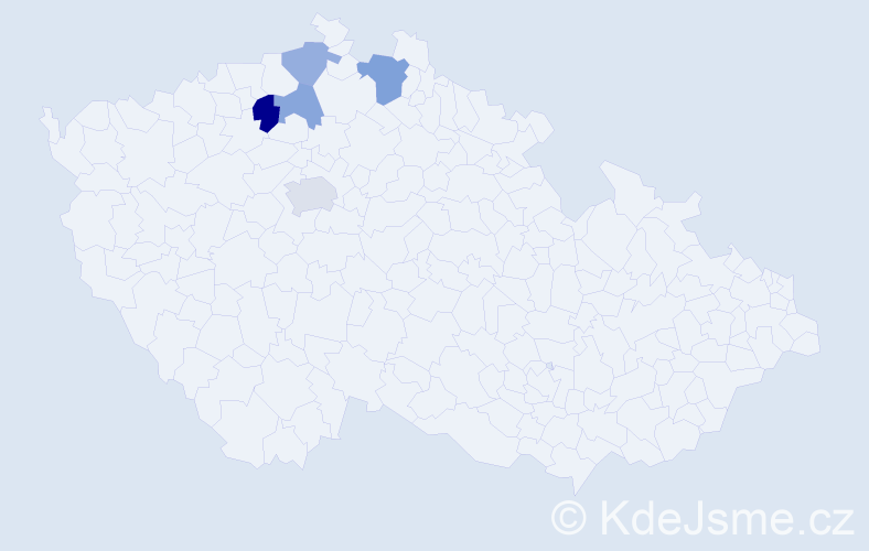 Příjmení: 'Lavko', počet výskytů 8 v celé ČR