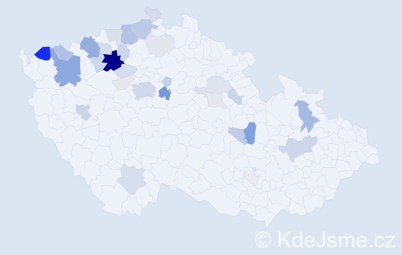 Příjmení: 'Patrovská', počet výskytů 116 v celé ČR