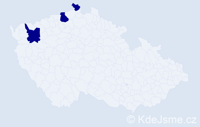Příjmení: 'Lozhkin', počet výskytů 3 v celé ČR