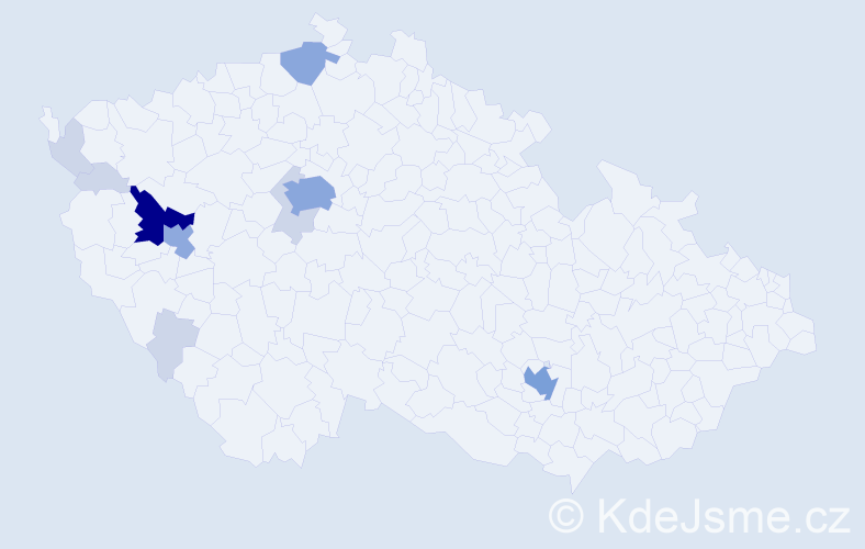 Příjmení: 'Fleisnerová', počet výskytů 30 v celé ČR