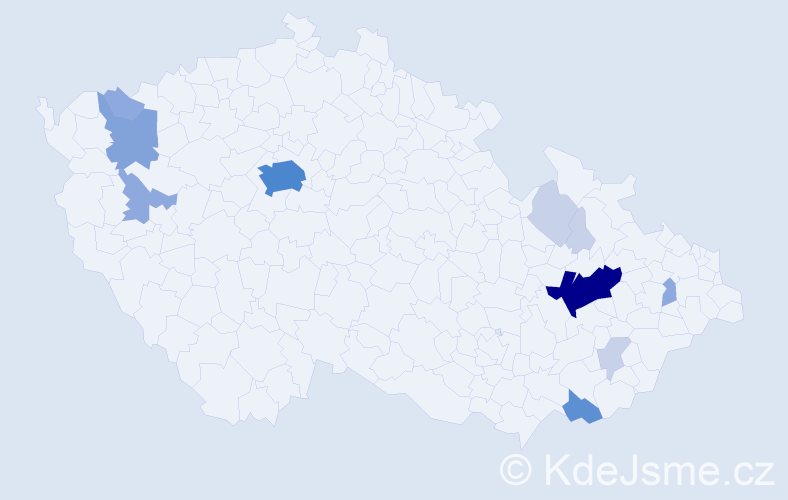 Příjmení: 'Malúš', počet výskytů 35 v celé ČR