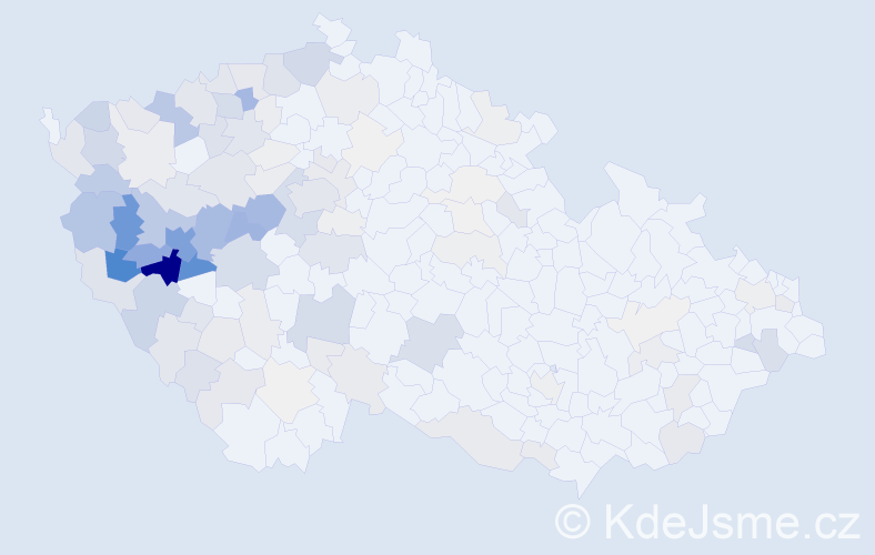 Příjmení: 'Kasl', počet výskytů 599 v celé ČR