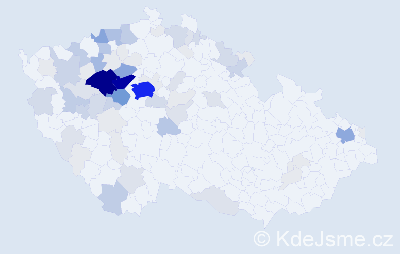 Příjmení: 'Skleničková', počet výskytů 302 v celé ČR