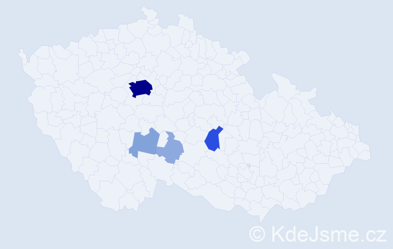 Příjmení: 'Entlicherová', počet výskytů 16 v celé ČR