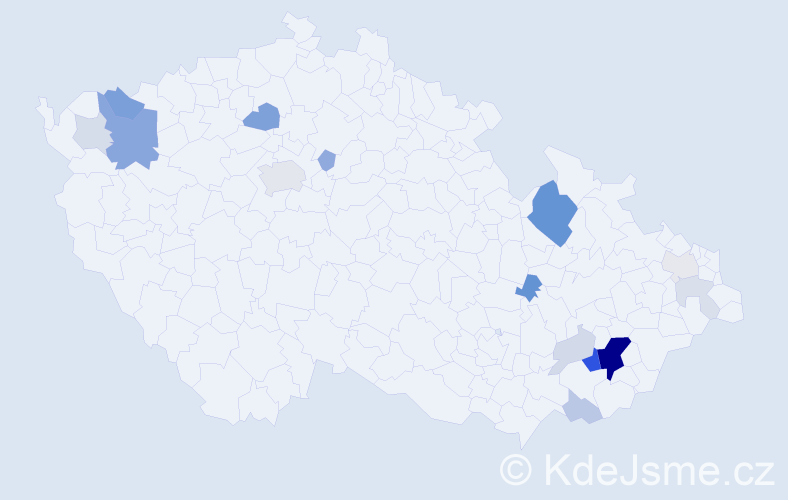 Příjmení: 'Landsfeldová', počet výskytů 49 v celé ČR
