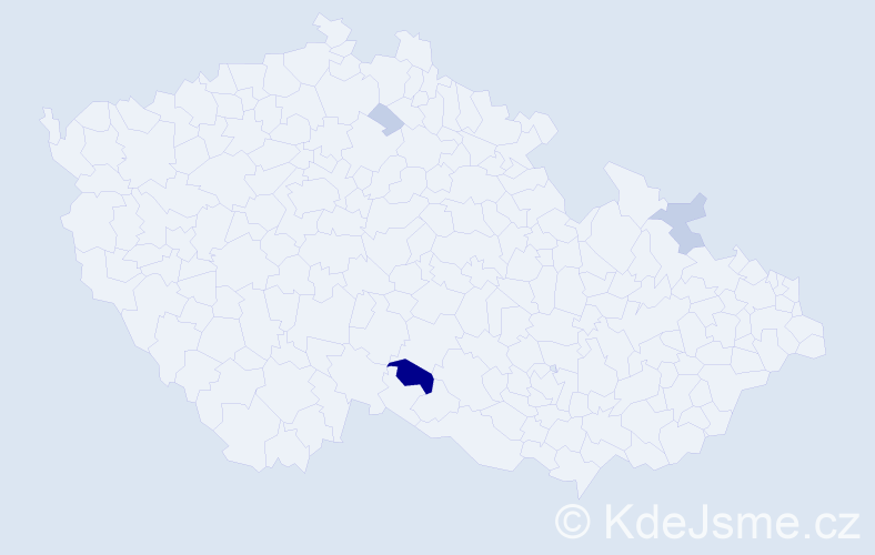 Příjmení: 'Dorotková', počet výskytů 13 v celé ČR