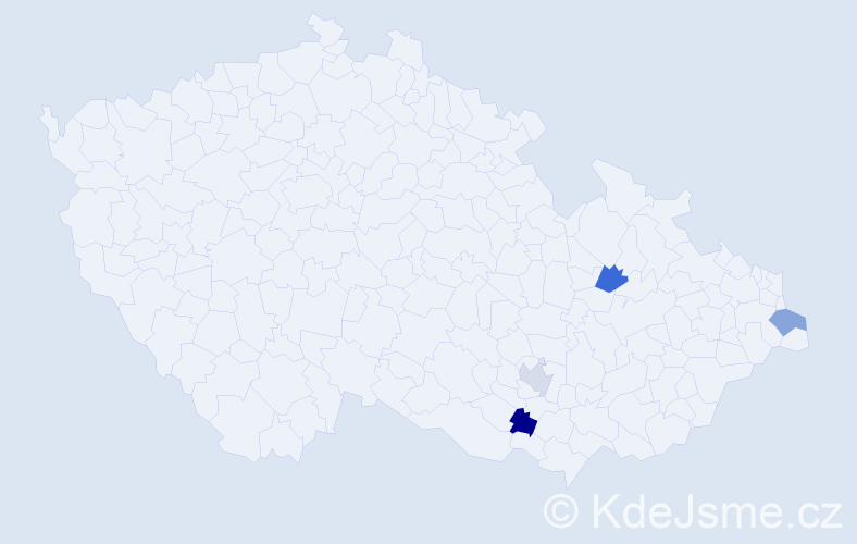 Příjmení: 'Leščuková', počet výskytů 8 v celé ČR