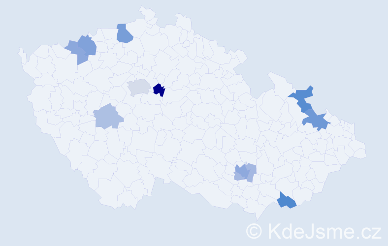 Příjmení: 'Lerche', počet výskytů 26 v celé ČR