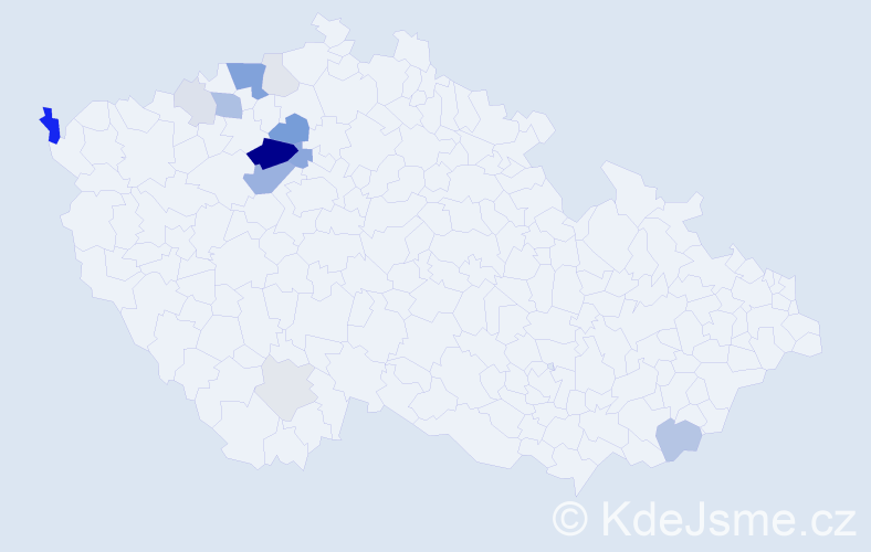 Příjmení: 'Klemptová', počet výskytů 41 v celé ČR