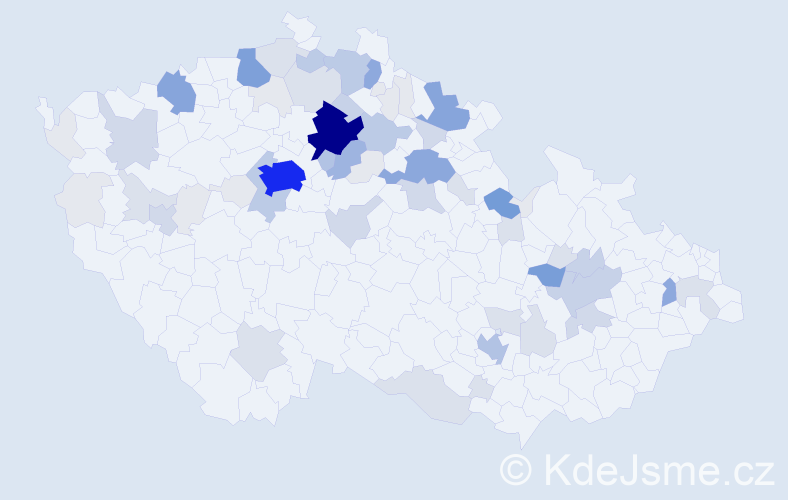 Příjmení: 'Grusová', počet výskytů 278 v celé ČR