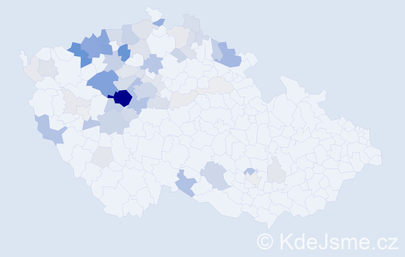 Příjmení: 'Rosenbaum', počet výskytů 236 v celé ČR