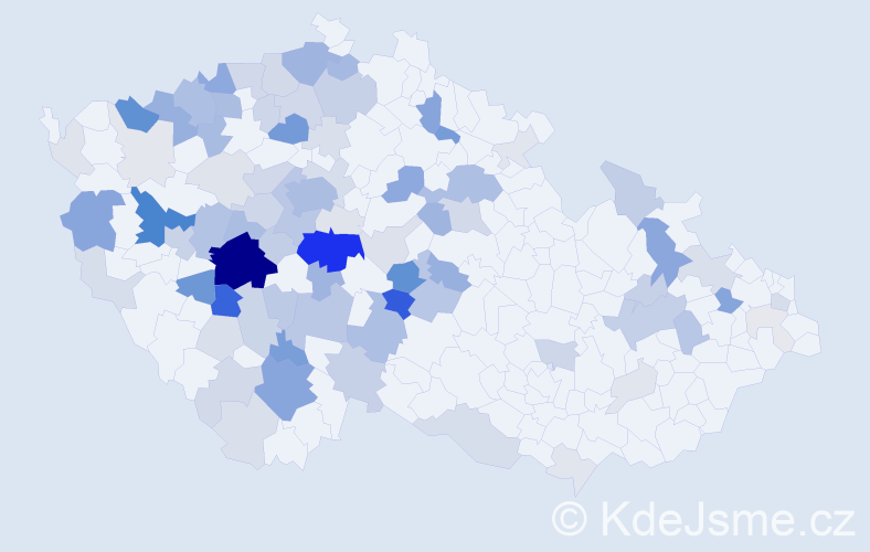 Příjmení: 'Bambasová', počet výskytů 296 v celé ČR