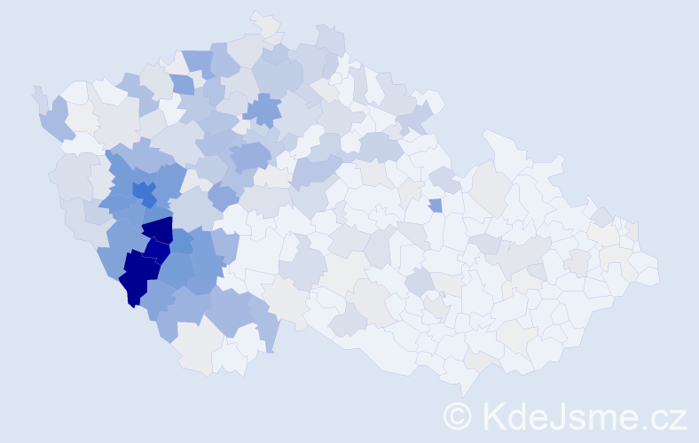 Příjmení: 'Brejcha', počet výskytů 1074 v celé ČR