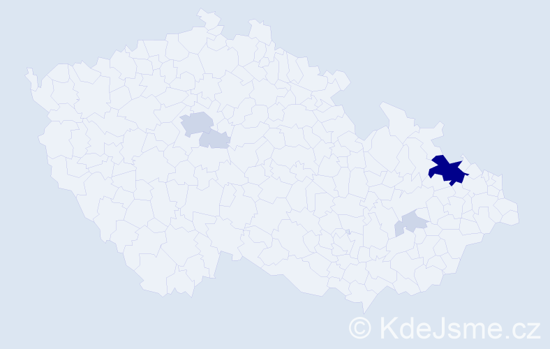 Příjmení: 'Gattner', počet výskytů 17 v celé ČR