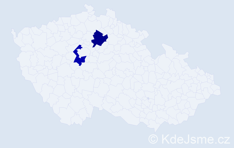 Příjmení: 'Dubrovskiy', počet výskytů 2 v celé ČR