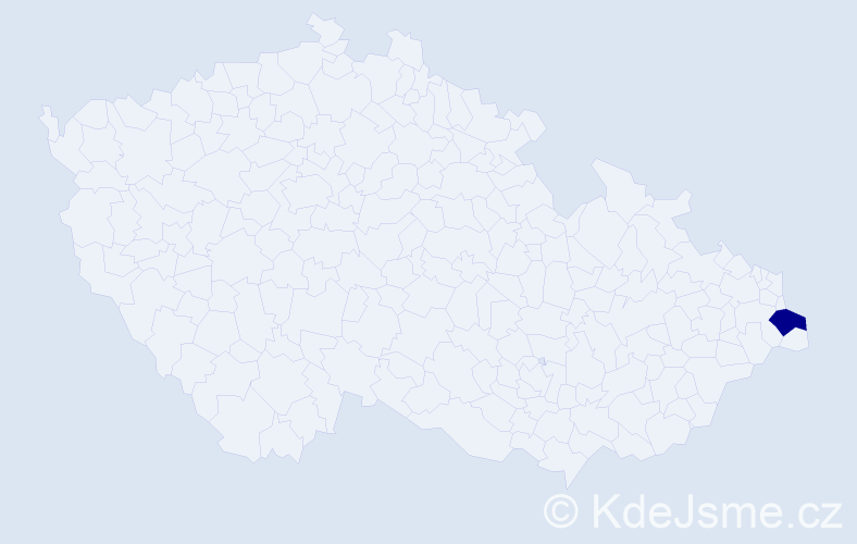 Příjmení: 'Kalnovič', počet výskytů 1 v celé ČR
