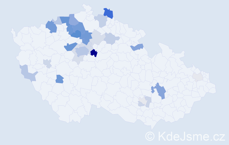 Příjmení: 'Schönfeld', počet výskytů 80 v celé ČR