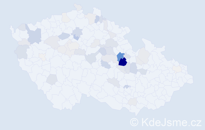 Příjmení: 'Lipavský', počet výskytů 188 v celé ČR