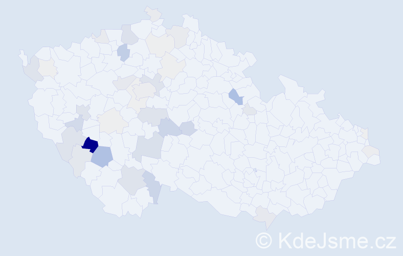 Příjmení: 'Chaluš', počet výskytů 113 v celé ČR