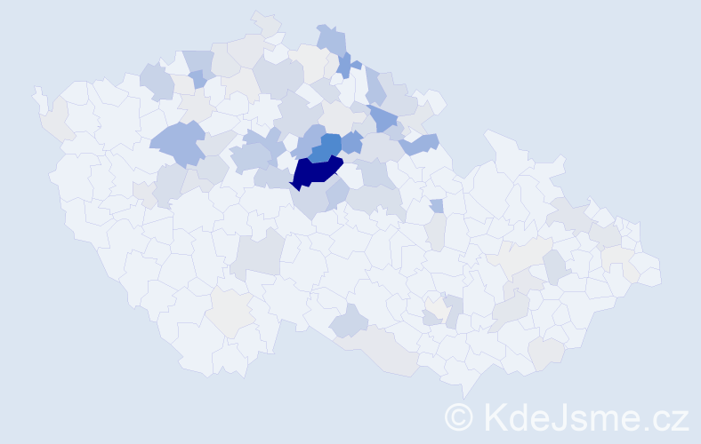 Příjmení: 'Sixta', počet výskytů 367 v celé ČR