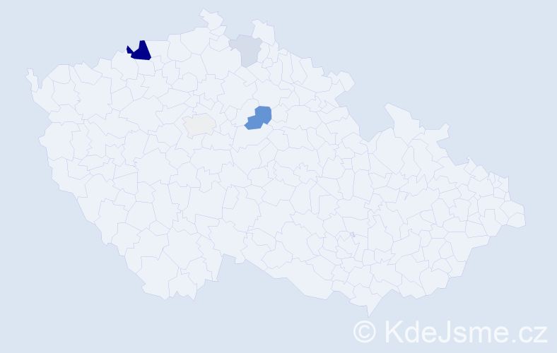 Příjmení: 'Križanovič', počet výskytů 11 v celé ČR