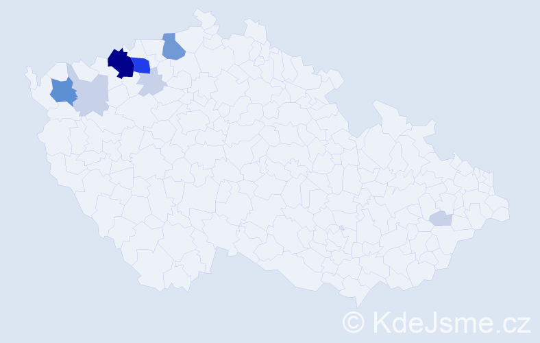 Příjmení: 'Redaj', počet výskytů 32 v celé ČR
