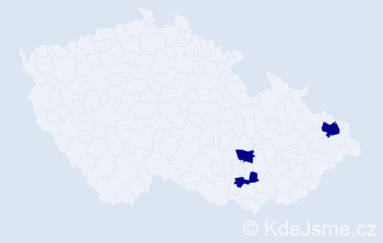 Příjmení: 'Hartleif', počet výskytů 4 v celé ČR